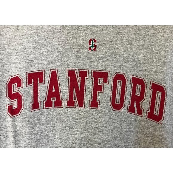 Foot Locker Mens Stanford University Trees Spellout T-Shirt Large Gray SP EXC - Picture 2 of 7